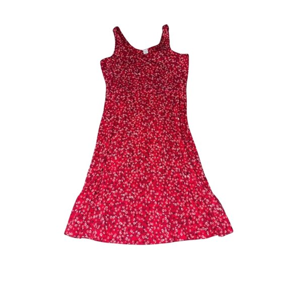 Old Navy Red and White Sleeveless Sundress Size Small - Picture 1 of 2